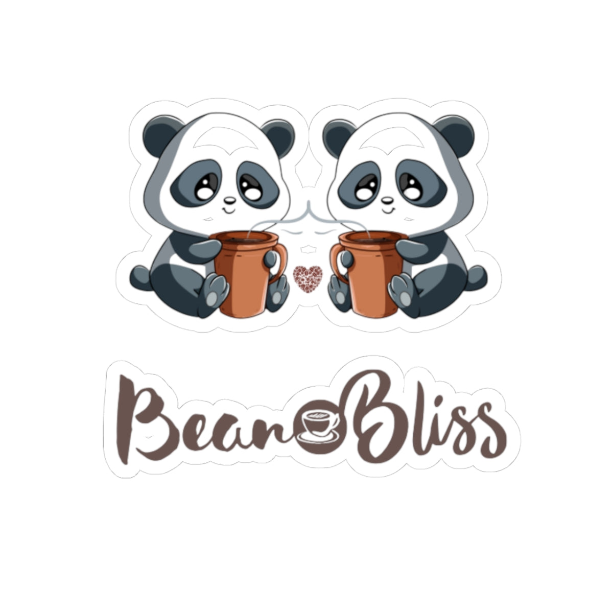 Bean & Bliss Cute Panda Stickers - Bean & Bliss