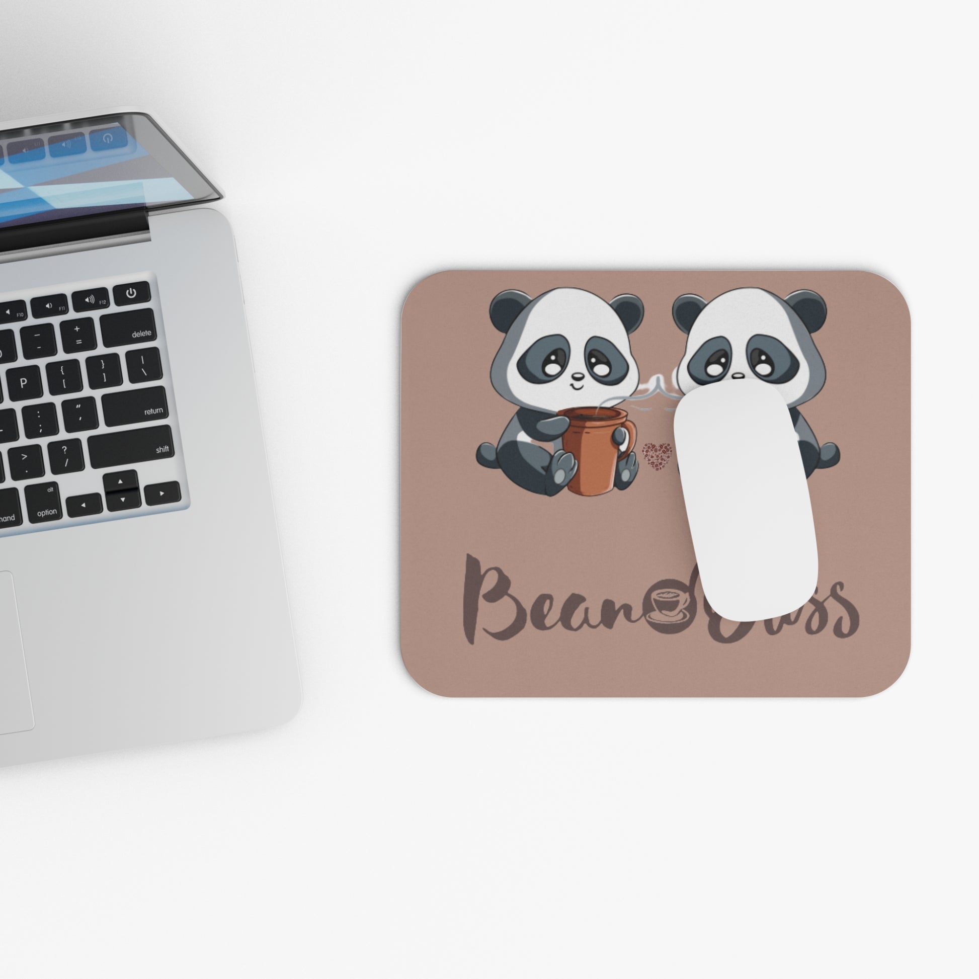 Panda Bean and Bliss Mousepad - Bean & Bliss